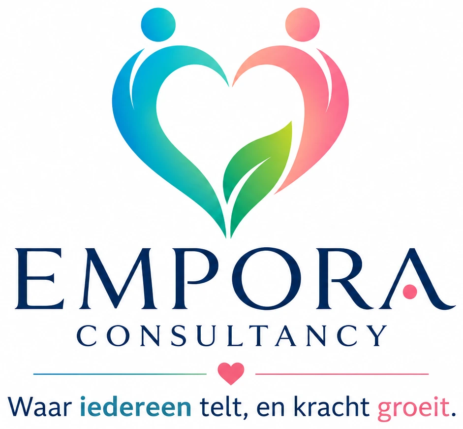 Empora Consultancy logo, waar iedereen telt en kracht groeit